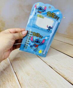 پک فانتزی دفترچه و نت چسبی قلم دار طرح استیچ کد 2809