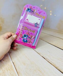 پک فانتزی دفترچه و نت چسبی قلم دار طرح استیچ کد 2809