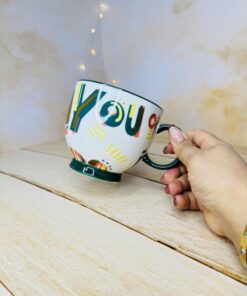 بیگ ماگ طرح دار بزرگ فانتزی تخفیفی کد 2813