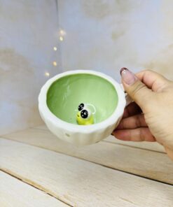 فنجان سرامیکی عروسک دار تخفیفی کد 2814