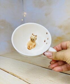 فنجان سرامیکی عروسک دار تخفیفی کد 2814