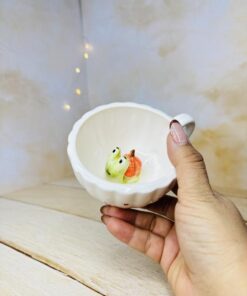 فنجان سرامیکی عروسک دار تخفیفی کد 2814