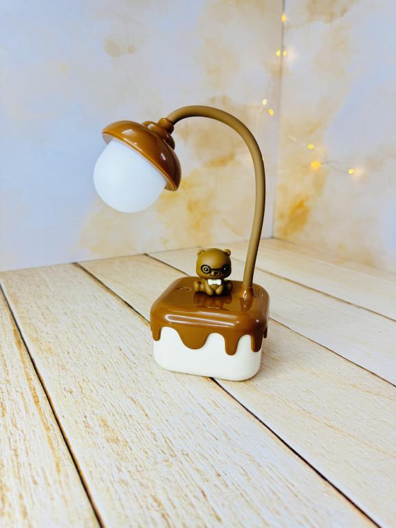چراغ مطالعه فانتزی خرس شکلاتی کد 2820