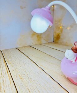 چراغ مطالعه رومیزی شارژی طرح خرس خامه ای کد 2821