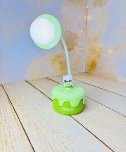 چراغ مطالعه رومیزی شارژی طرح خرس خامه ای کد 2821