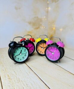 ساعت رومیزی فلزی شماطه دار کد 2828