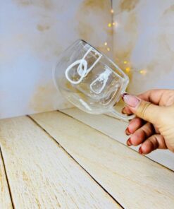 فنجان پیرکس دوجداره تپل کوتاه کد 2830