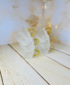 شات قهوه پیرکس بیضی برفکی کد 2834