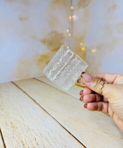 شات قهوه پیرکس دسته گرد برفکی کد 2835