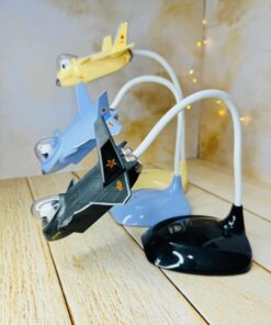 چراغ مطالعه صفحه لمسی طرح جت جنگنده کد 2837