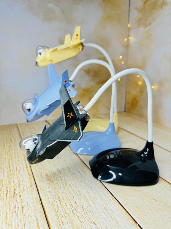 چراغ مطالعه صفحه لمسی طرح جت جنگنده کد 2837