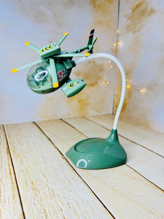 چراغ مطالعه فانتزی طرح هلی کوپتر لمسی کد 2856