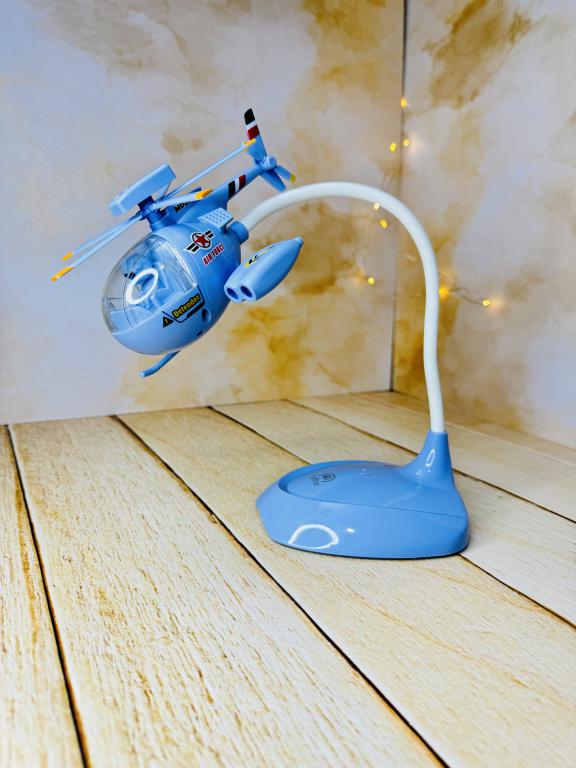 چراغ مطالعه فانتزی طرح هلی کوپتر لمسی کد 2856
