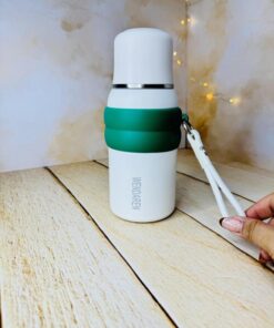 فلاسک دوحالته دور سیلیکونی در لیوانی کد 2838