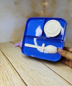 لانچ باکس ظرف غذا اورجینال دو طبقه طرح پری دریایی کد 2841