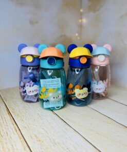 قمقمه فانتزی نی دار خرس کلاه دار کد2843