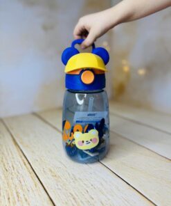 قمقمه فانتزی نی دار خرس کلاه دار کد2843