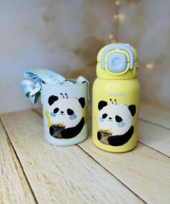 قمقمه استیل دو حالته کیف دار برند DILLER کد 2845