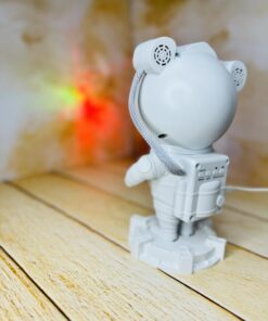 اسپیکر بلوتوثی چراغ دار کهکشانی طرح فضانورد کد 2848