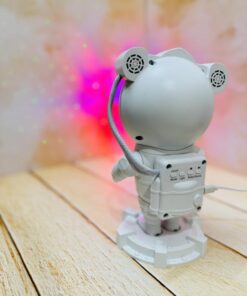 اسپیکر بلوتوثی چراغ دار کهکشانی طرح فضانورد کد 2848