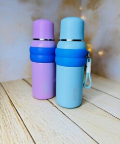 فلاسک دوحالته دور سیلیکونی 800 میل در لیوانی کد 2849