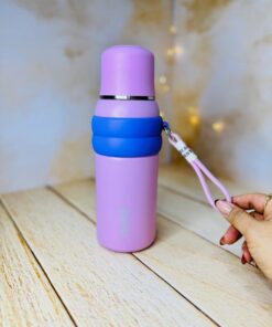 فلاسک دوحالته دور سیلیکونی 800 میل در لیوانی کد 2849