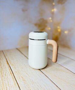 فلاسک استیل دسته دار رنگی دماسنج دار کد 2851