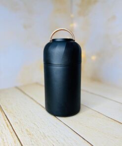 لانچ باکس فلاسک غذای استیل دسته طلایی حجم 1100 میل کد2854