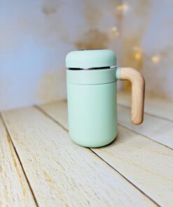 فلاسک استیل دسته دار رنگی دماسنج دار کد 2851