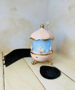 چراغ خواب فانتزی کودک طرح کاروسل پروژکتور دار کد 2859