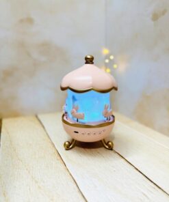 چراغ خواب فانتزی کودک طرح کاروسل پروژکتور دار کد 2859