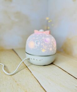 چراغ خواب فانتزی پرژکتور دار پاپیونی کد 2858