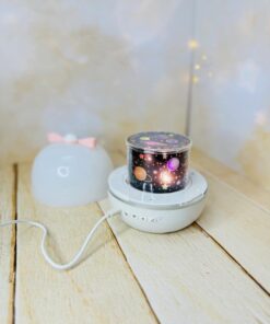 چراغ خواب فانتزی پرژکتور دار پاپیونی کد 2858