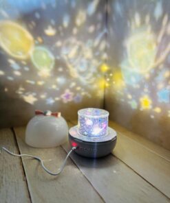 چراغ خواب فانتزی پرژکتور دار پاپیونی کد 2858