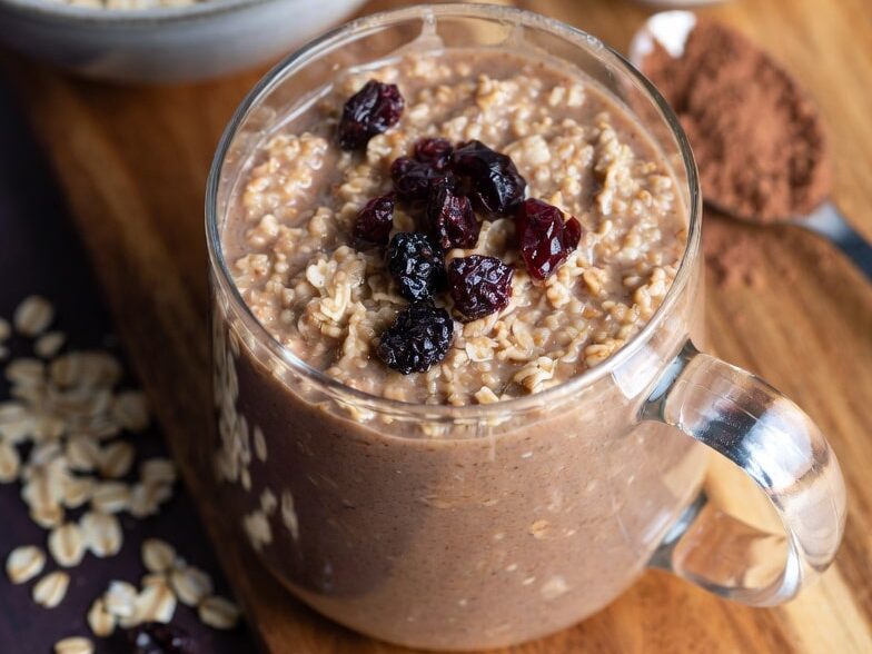 اوتمیل شکلاتی رژیمی