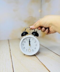 ساعت رومیزی رنگی زنگ دار شماطه ای کد 2863