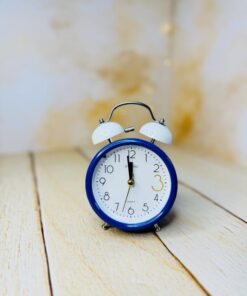 ساعت رومیزی رنگی زنگ دار شماطه ای کد 2863