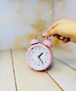 ساعت رومیزی رنگی زنگ دار شماطه ای کد 2863