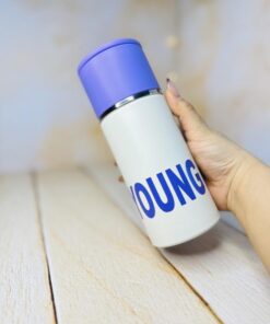 فلاسک استیل در لیوانی استوانه ای برند YOUNG کد 2867