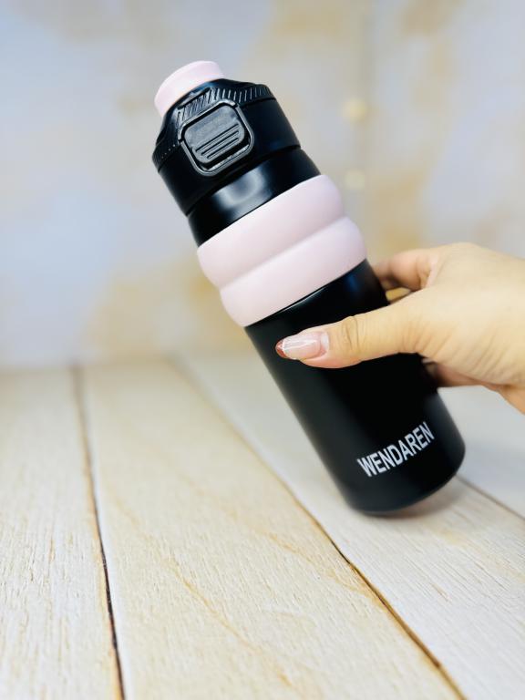 تراول ماگ دوحالته دور سیلیکونی برند WENDAREN کد 2868