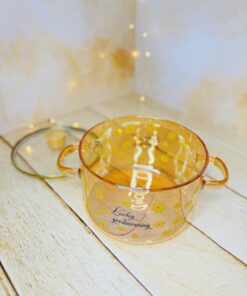 قابلمه پیرکس گل دار شفاف کد 2871