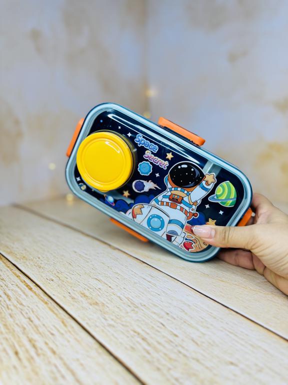 لانچ باکس ظرف غذا کودک فانتزی فضانورد کد 2884