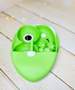 ست 5 تیکه ظرف غذای سیلیکونی فانتزی کودک کد 2885