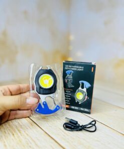 چراغ قوه سیار تاکتیکال چندکاره کمپینگ مدل LED Rechargeable Keychain Light W5147 کد 2891