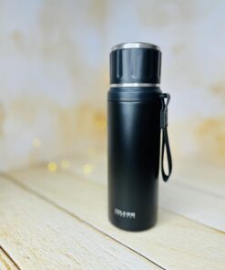 فلاسک استیل در لیوانی شیار دار برند COLII کد 2893