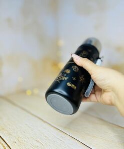 فلاسک مینیمال استیل گلدار در لیوانی برند دی کادی D.KADI کد 2894