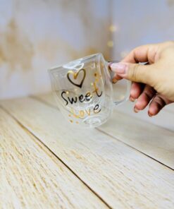 ماگ پیرکس دسته دار دوجداره فونتی کد 2899