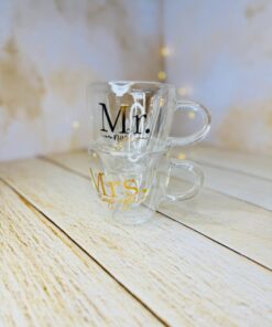 فنجان دوجداره دسه دار پیرکس فونتی کد 2900