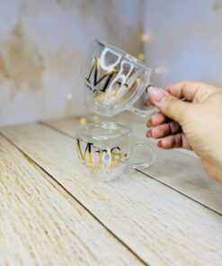 شات قهوه دوجداره پیرکس دسته دار فونتی کد 2901