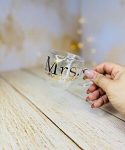 شات قهوه دوجداره پیرکس دسته دار فونتی کد 2901